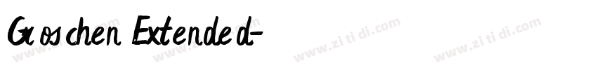 Groschen Extended字体转换
